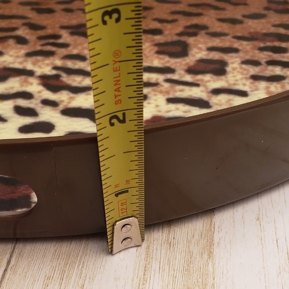 Precidio Vintage Leopard Melamine Tray, Dramatic🐆 - Picture 5 of 7